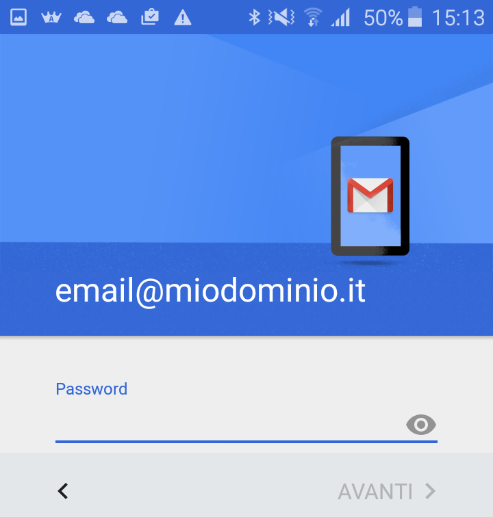 Selezionare la password su Android